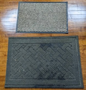 lot 83 image: Pair of Outdoor Doormats - Two Sizes