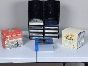 lot 94 image: Collection of 44 CDs (Mostly Classical) with CD Organizer, Plus 3 Box Sets