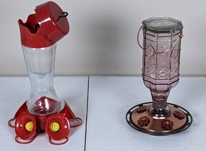 lot 104 image: Set of (2) New Hummingbird Feeders
