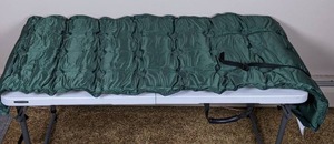lot 118 image: Inflatable Personal Air Mattress with Built-in Pillow