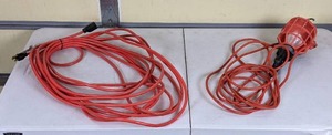 lot 126 image: Hanging Work Light and Extension Cord