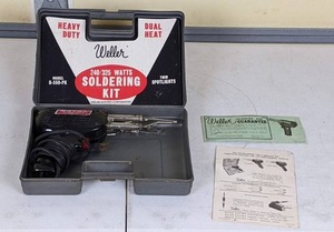 lot 138 image: Vintage Weller 240325 Watts Soldering Kit
