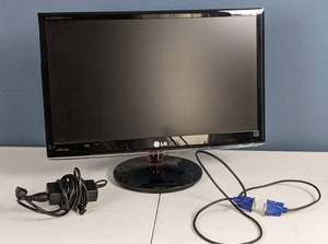 lot 151 image: Black LG Flatron IPS236 Monitor