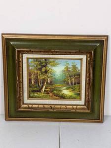 lot 93 image: Forest-Themed Original Wall Art Painting