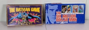 lot 155 image: Two Vintage Board Games The Batman Game & The Six Million Dollar Man Game