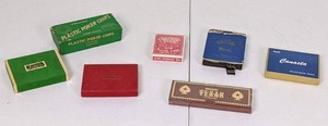 lot 184 image: Collection of Vintage Playing Cards and Poker Chips