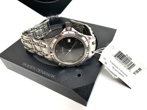 lot 2 image: SKAGEN DENMARK Mens Stainless Steel Watch wBox