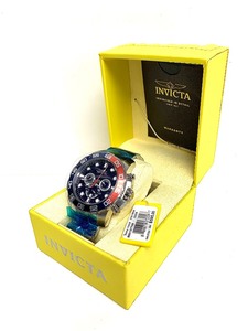 lot 12 image: Brand New INVICTA Pro Diver Blue Dial Stainless Steel Mens Watch wTags