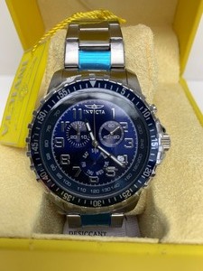 lot 16 image: Brand New INVICTA Specialty Collection Blue Dial Stainless Steel Mens Watch
