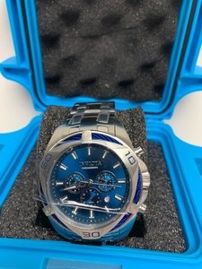 lot 31 image: Brand New INVICTA Limited Edition BOLT Chonograph Stainless Steel Blue Dial Mens Watch