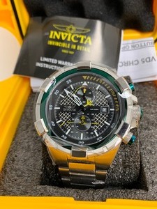 lot 35 image: Brand New INVICTA Aviator Stainless Steel Mens Watch