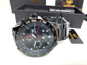 lot 36 image: Brand New NEKTOM Black Stainless Steel Mens Watch