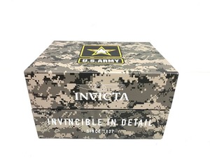 lot 39 image: Brand New INVICTA U.S. Army Reserve Pro Diver Hydromax Green Camo Mens Watch
