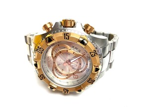 lot 44 image: INVICTA Reserve Collection Gold & Silver Stainless Steel Mens Watch