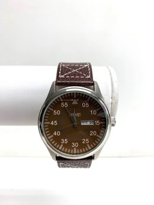 lot 56 image: AUGUST STEINER Quartz Brown Dial Mens Watch wGenuine Leather Band
