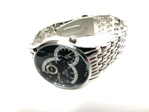 lot 58 image: AUGUST STEINER Dual Time Black Dial Mens Watch