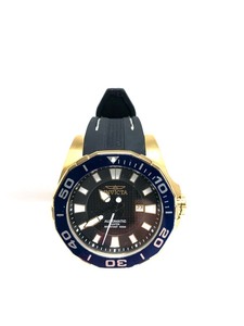 lot 61 image: INVICTA Pro Diver LIMITED EDITION (28395000) Automatic GoldBlue Black Band Mens Watch