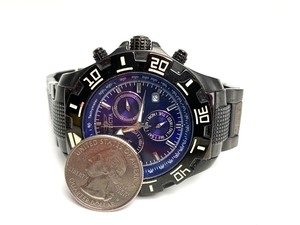 lot 64 image: INVICTA Specialty Collection Black Stainless Steel Mens Watch