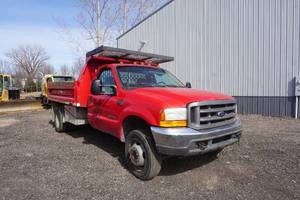2001 Ford F-450 XL Super Duty Dually Dump Truck Power Stroke Diesel Motor