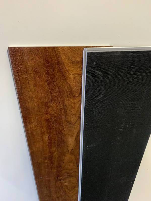 415 SF of Premium Easy Install Waterproof LVP Flooring - Osburn Cherry