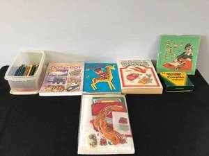 Vintage CraftColoring Lot