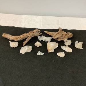 Crystals and Drift Wood