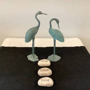 Cranes and Artificial Stones