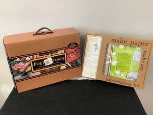 Poetry Stones Kit and Paper Making Kit