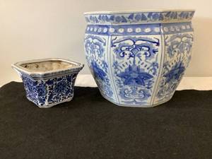 Vintage Porcelain Planters