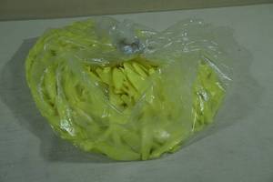 lot 213 image: Bag of Yellow Fishing Plastics