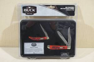 lot 225 image: Buck 382 Trapper and 385 Toothpick Collector Knife Combo