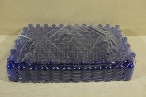 lot 262 image: 120 Cobalt Blue 30ml1 oz Glass Bottles