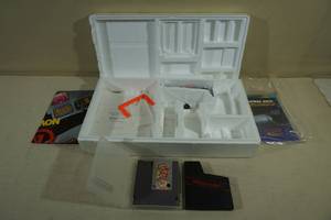 lot 279 image: Original Styrofoam Insert from NES System - Game and Paperwork