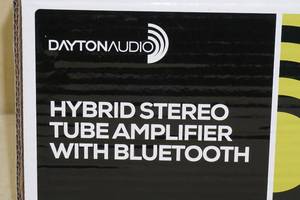 lot 4 image: Dayton Audio Hybrid Stereo Tube Amplifier with Bluetooth - HTA20BT