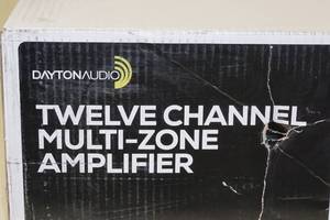 lot 2 image: Dayton Audio 12 Channel Multi-Zone Audio Amplifier - MA1240a