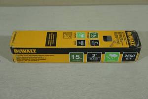 lot 44 image: DeWalt 15 Ga 2 Angled Finish Nails - 2500 Count