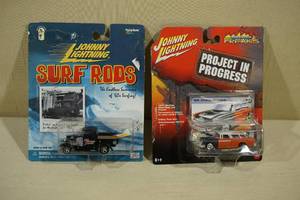 lot 81 image: Johnny Lightning Die Cast Cars - Surf Rod, Nomad Project