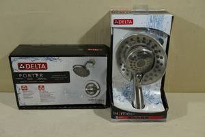 lot 87 image: Delta Shower Head Sets