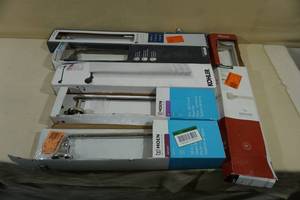 lot 92 image: Assorted Towel Bars - Moen, Kohler