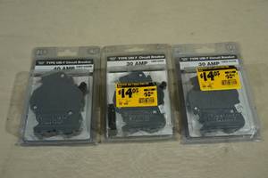 lot 102 image: Type UBI F Circuit Breakers