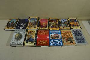 lot 118 image: Assorted Fantasy Books - George R R Martin, Kate Elliott