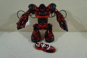 lot 170 image: WowWee Large RoboSapien Special Edition Metallic Red Robot Toy