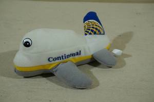 lot 192 image: Continental Airlines Plush Jet Toy - Small