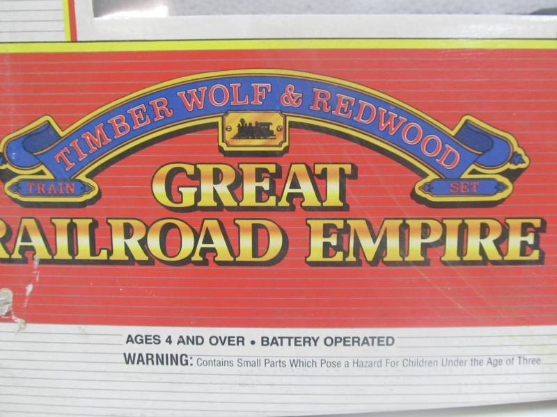 Timberwolf and sales redwood train set