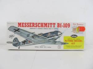 lot 31 image: Vintage Guillows German Messerschmitt Bf-109