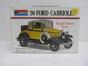 lot 57 image: Vintage Monogram 1930 Ford Cabriolet