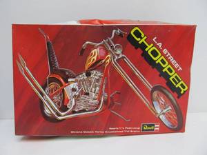 lot 73 image: Large REVELL L.A. Street Chopper Model Kit