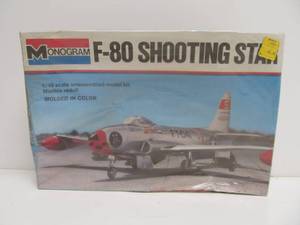 lot 99 image: NOS Vintage Monogram F-80 Shooting Star