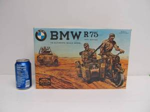lot 102 image: Larger Vintage Model Power BMW R75 Military Motorcycle wSidecar