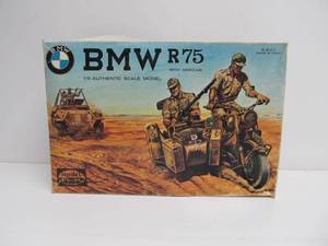 lot 103 image: Larger Vintage Model Power BMW R75 Military Motorcycle wSidecar